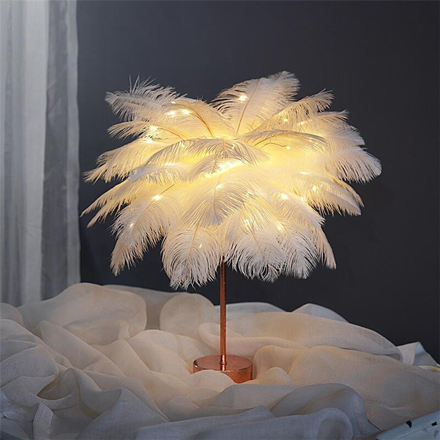 Lampe Plume Créative